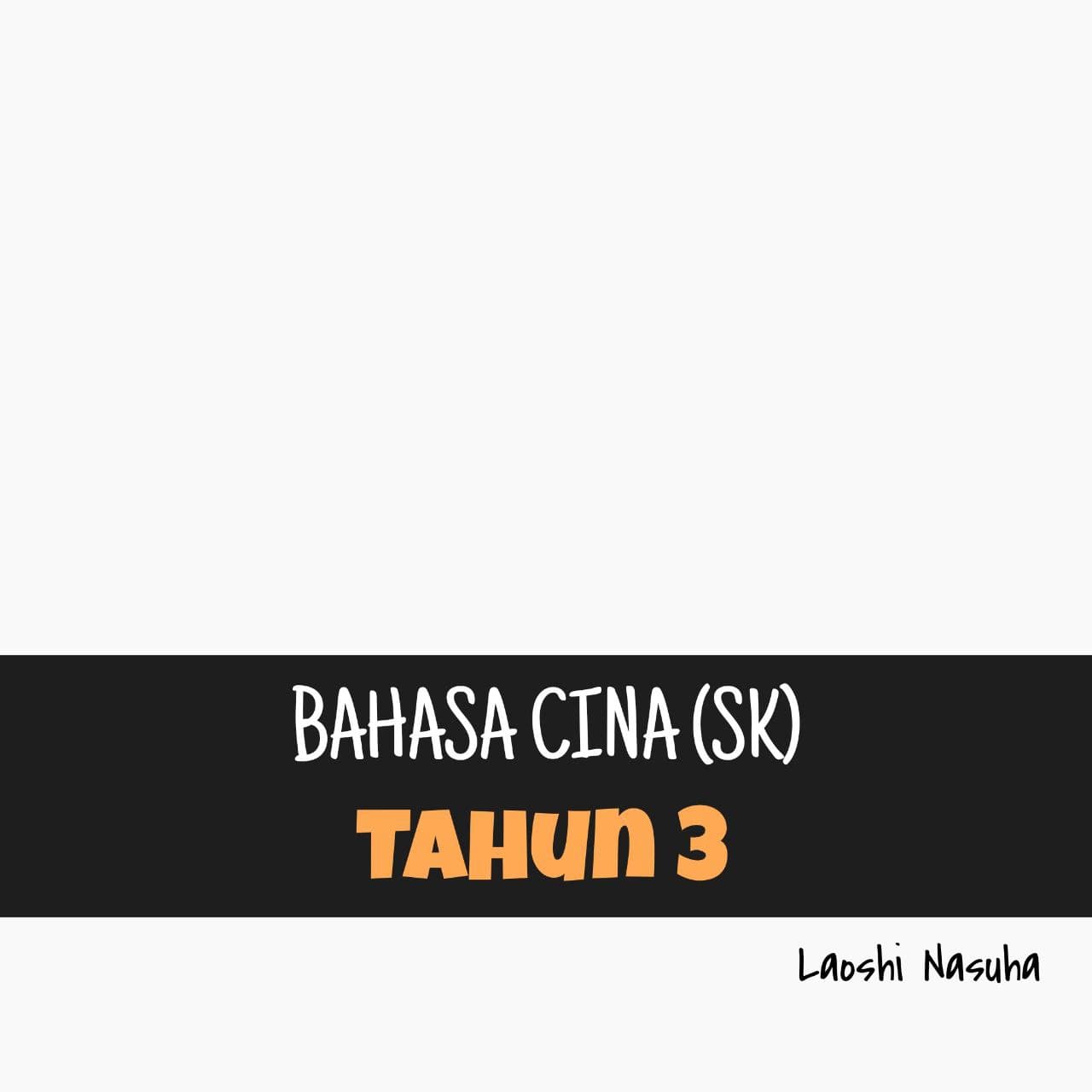 BAHASA CINA TAHUN 3 - TOPIK 4