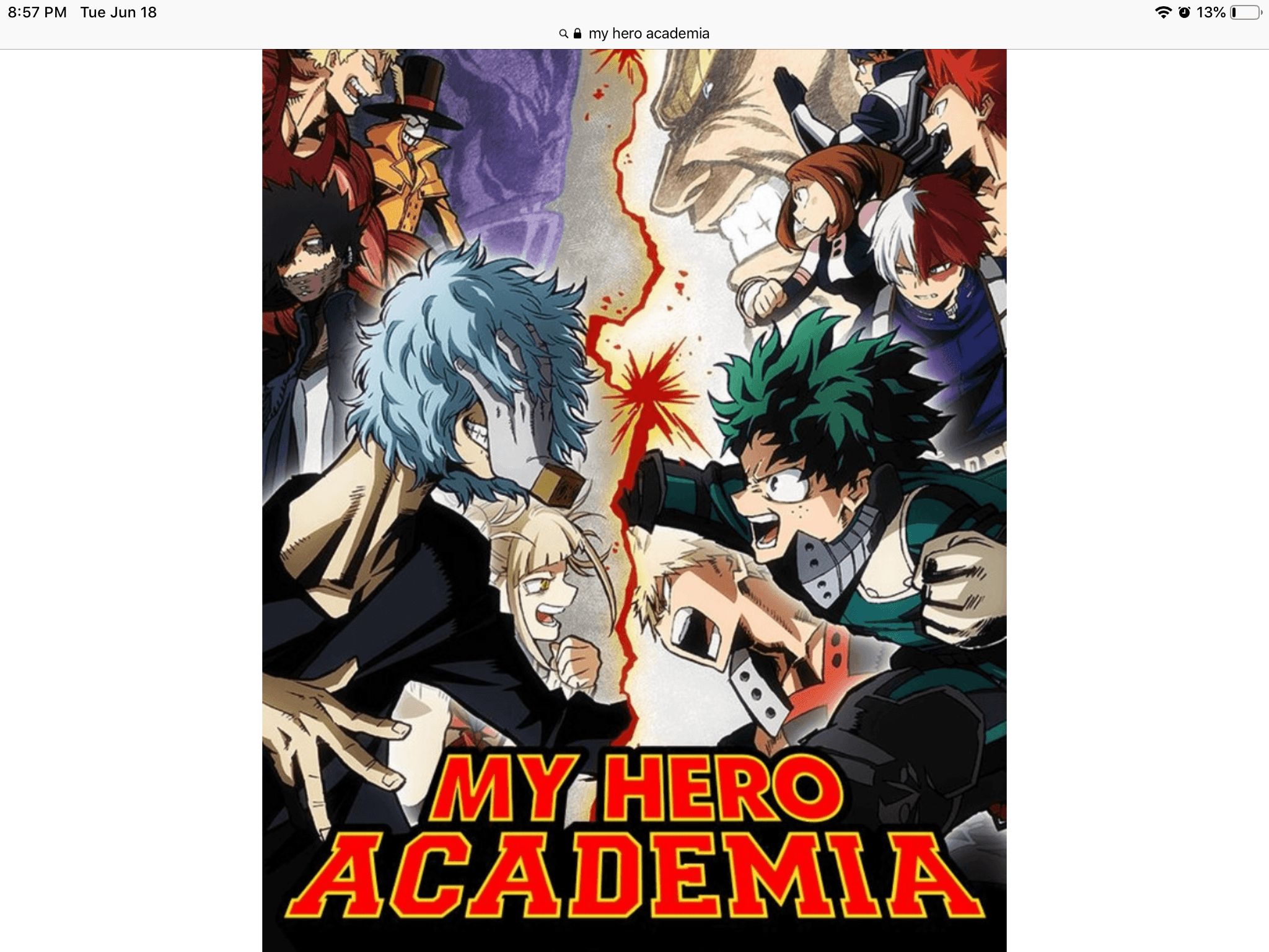 My hero academia | Fun Quiz - Quizizz