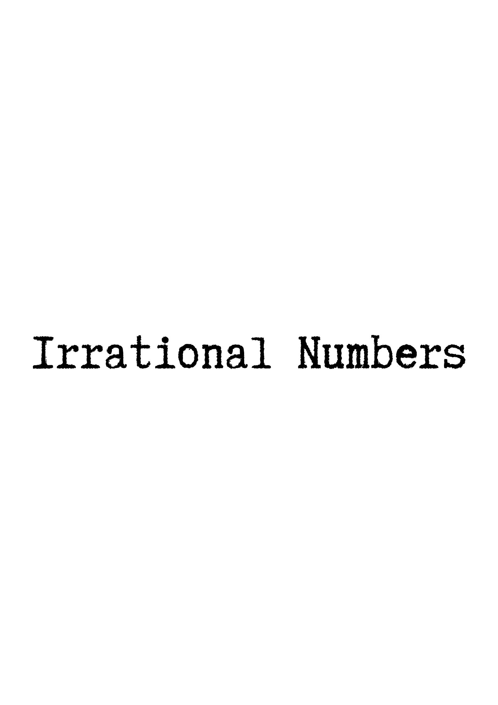 Irrational Numbers - Class 9 - Quizizz