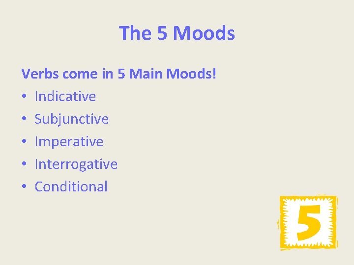 Verb Moods Flashcards - Quizizz
