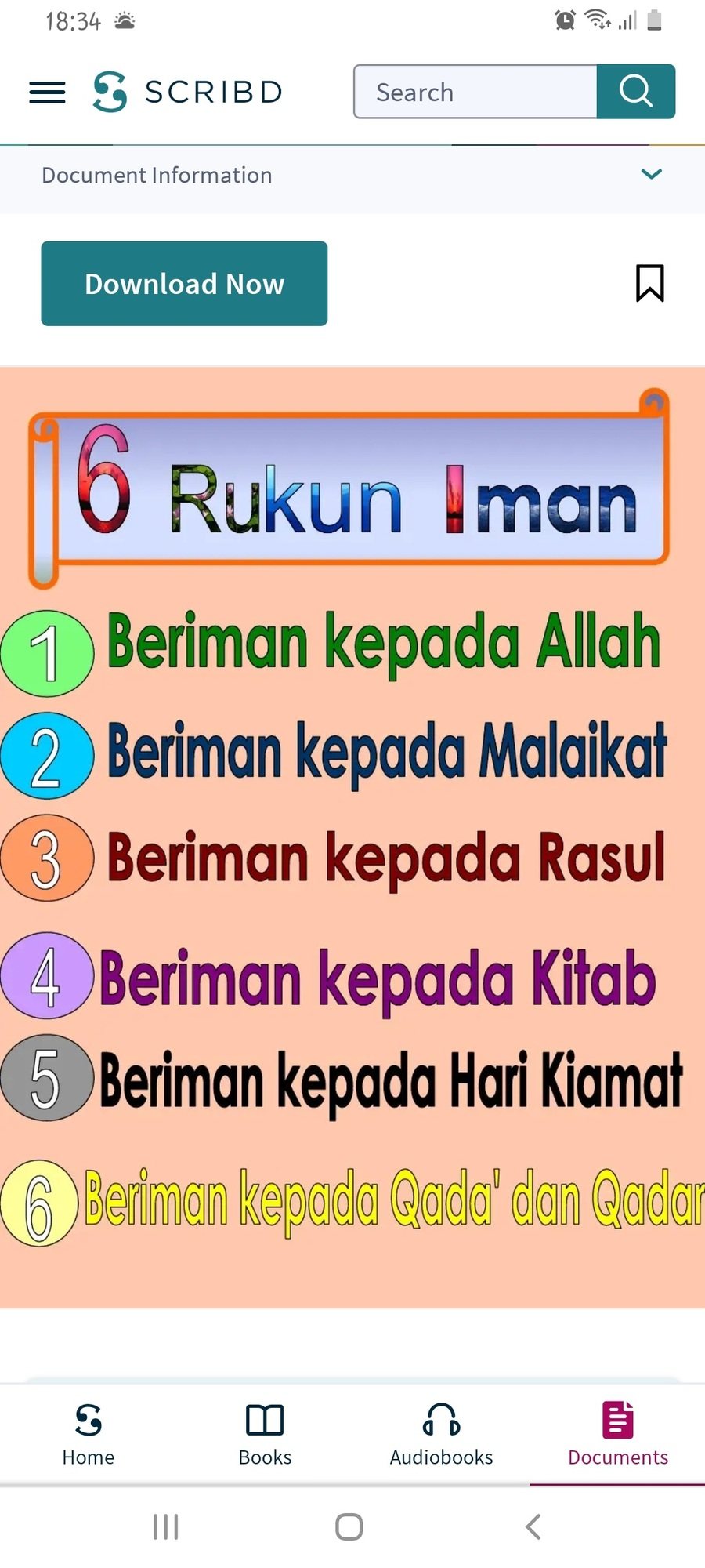 Kuiz Pend Islam Rukun Iman Education Quizizz