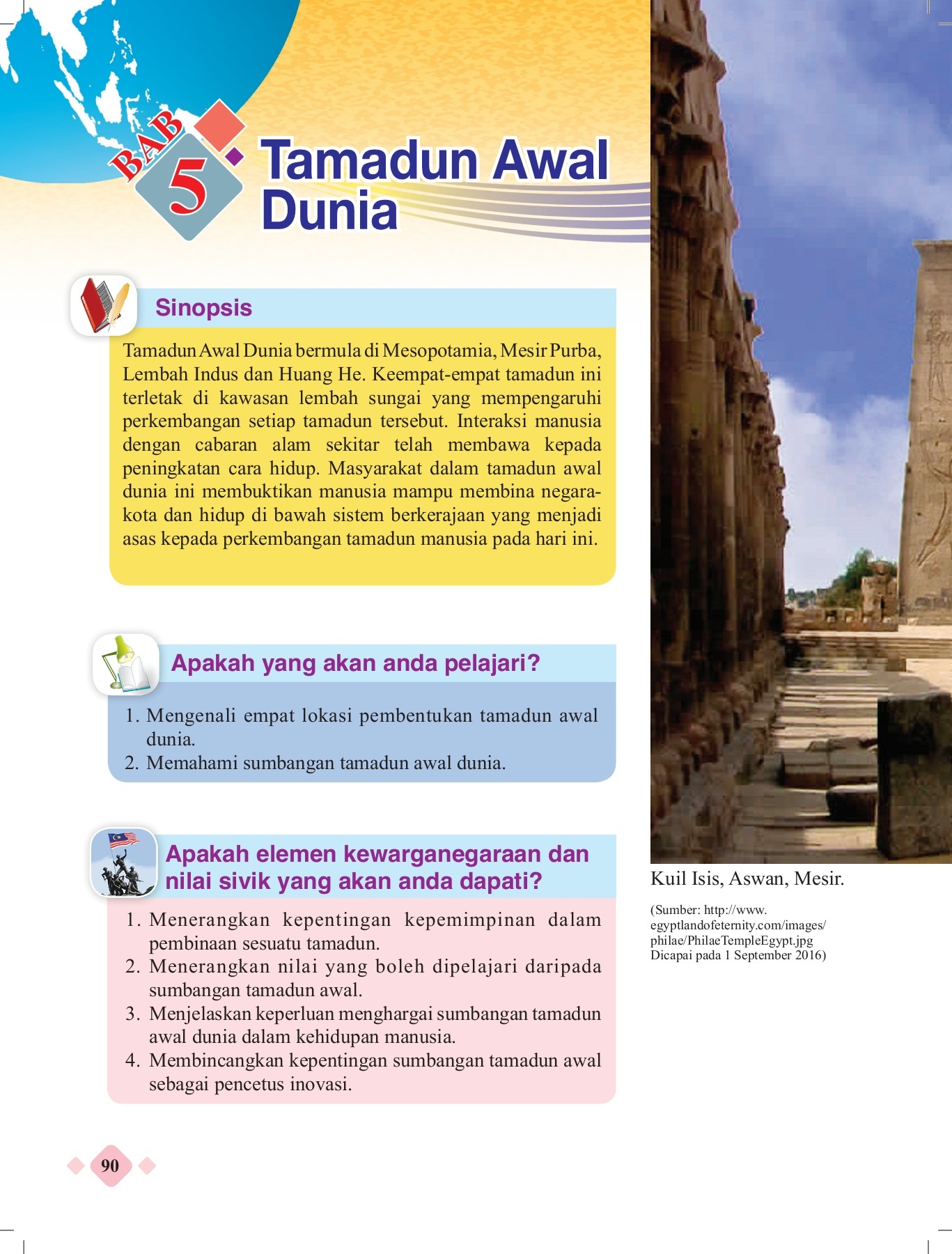 Sejarah Form 1 : Bab 5 - Tamadun Awal Dunia Quiz - Quizizz