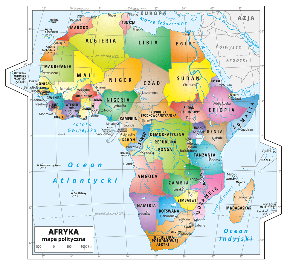 Środowisko przyrodnicze Afryki 8 | Geography - Quizizz