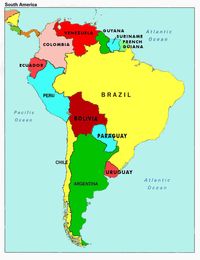 countries in south america - Class 7 - Quizizz