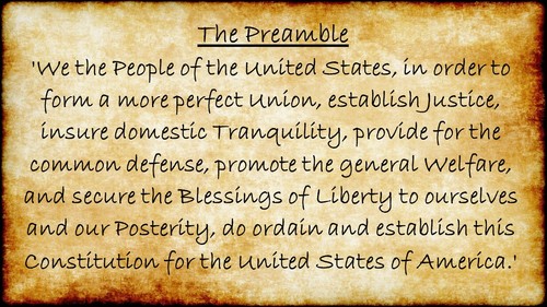 Preamble of the Constitution