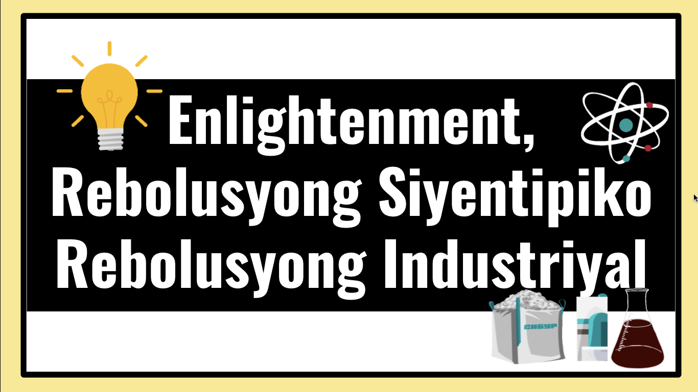 Rebolusyong Siyentipiko at Industriyal, Enlightenment