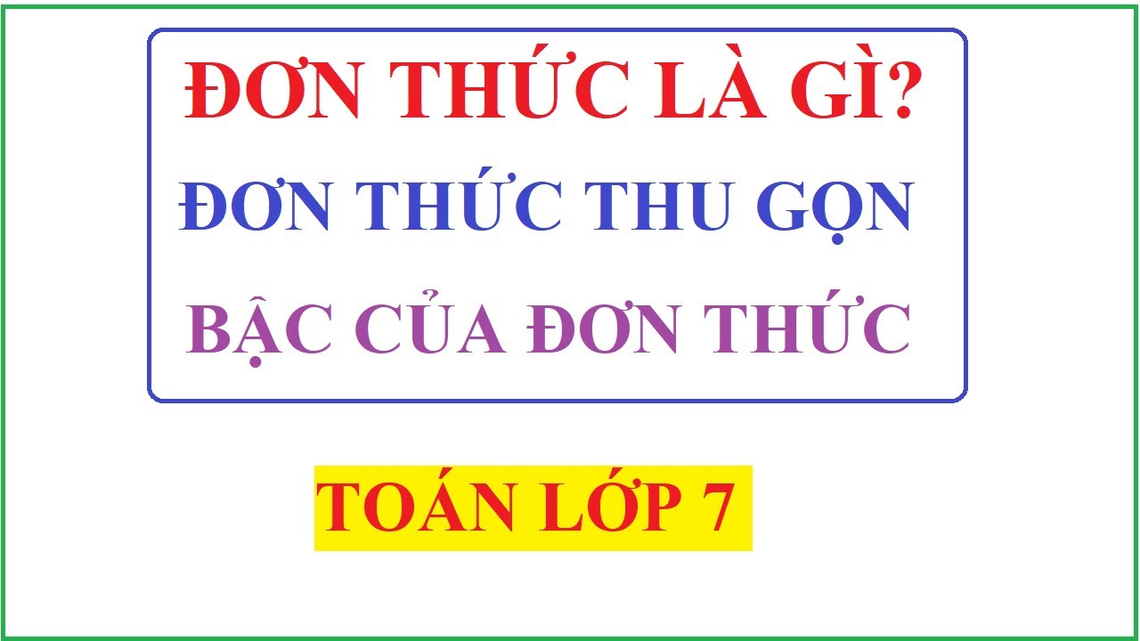 Các phép toán đơn thức - Lớp 3 - Quizizz