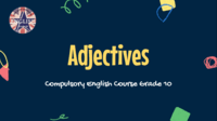 Adjectives - Grade 10 - Quizizz