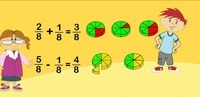 Sumar fracciones con denominadores iguales - Grado 10 - Quizizz