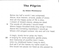 The Pilgrim Poem Other Quiz Quizizz