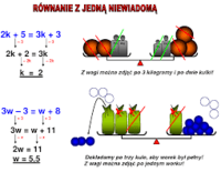 Równania dwuetapowe - Klasa 5 - Quiz