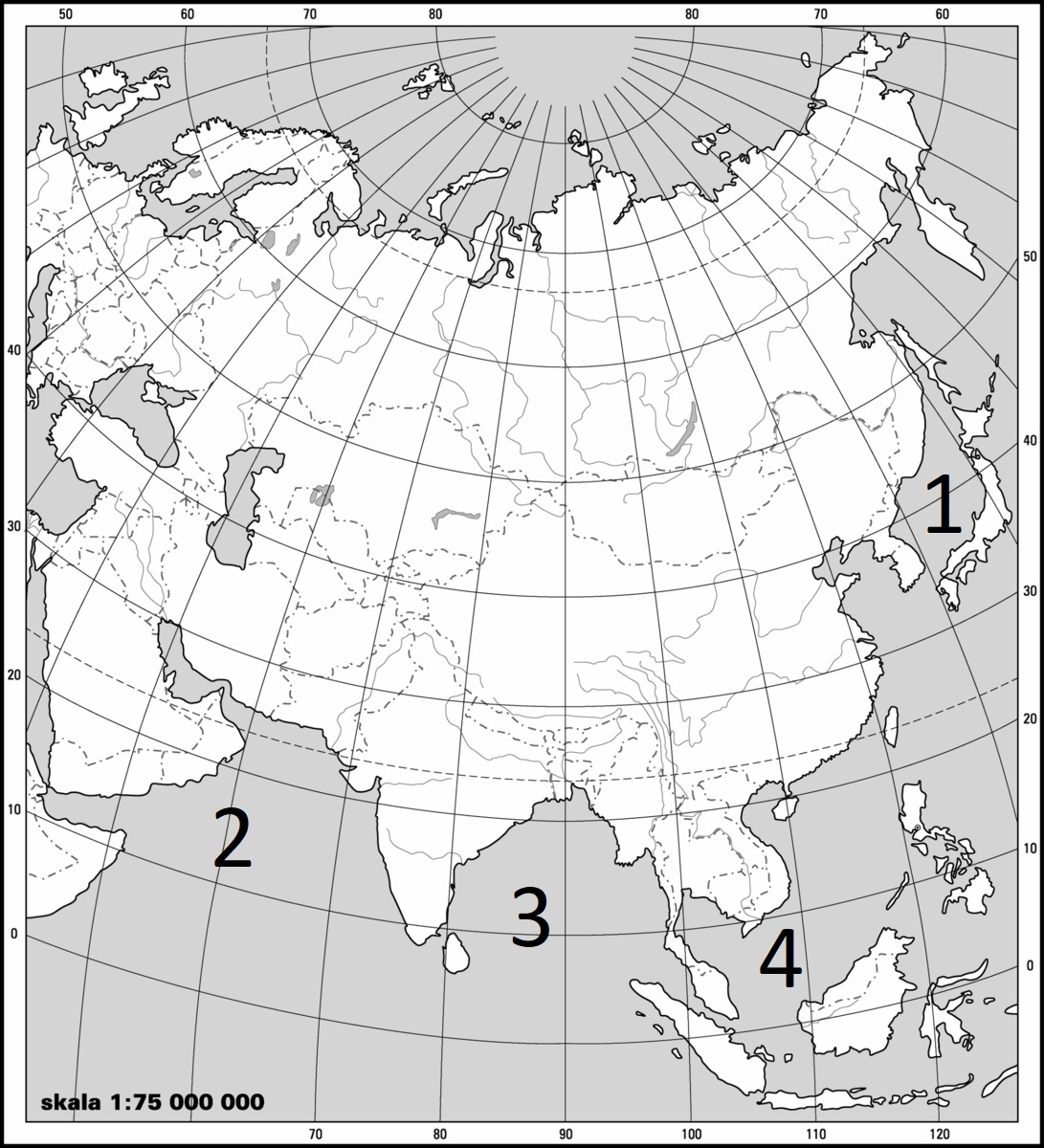 Mapa Azji | Geography Quiz - Quizizz