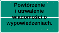 Czasowniki czasu przyszłego - Klasa 5 - Quiz