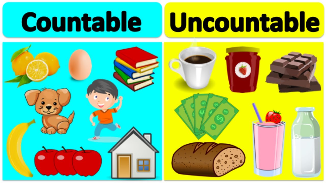 Countable And Uncountable Nouns English Quizizz