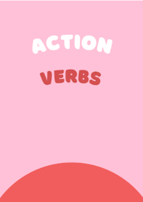 Action Verbs Flashcards - Quizizz