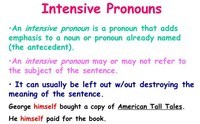 Intensive Pronouns Flashcards - Quizizz