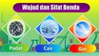 benda padat cair dan gas - Kelas 1 - Kuis