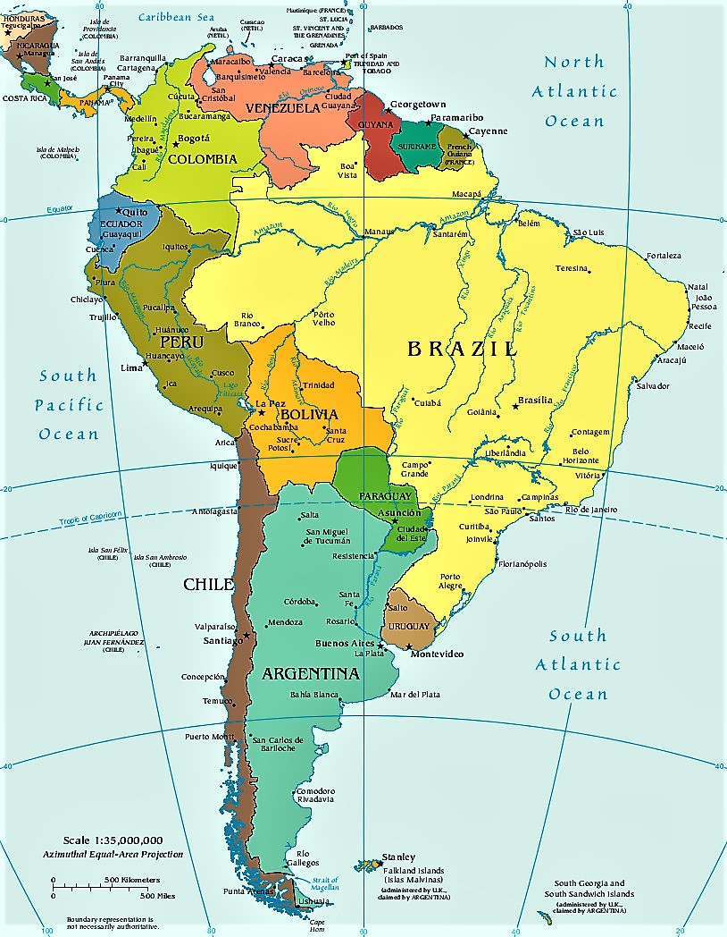 Los Continentes América Del Sur Geography Quizizz 2831
