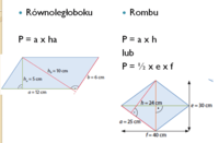 właściwości rombów - Klasa 5 - Quiz