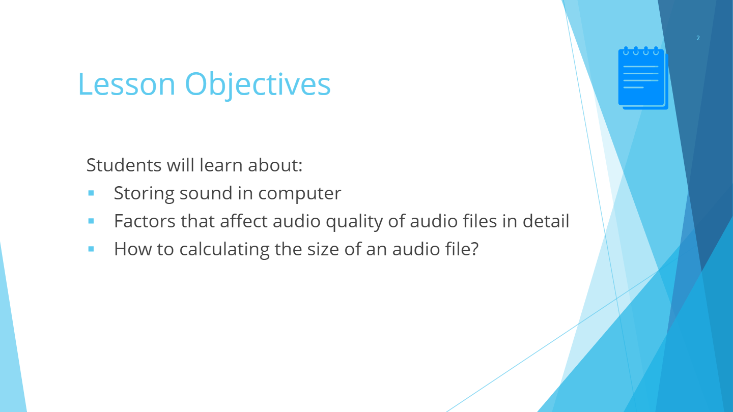 IGCSE Computer Science - Sound | Computers - Quizizz