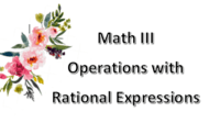 Operations With Rational Numbers - Class 11 - Quizizz