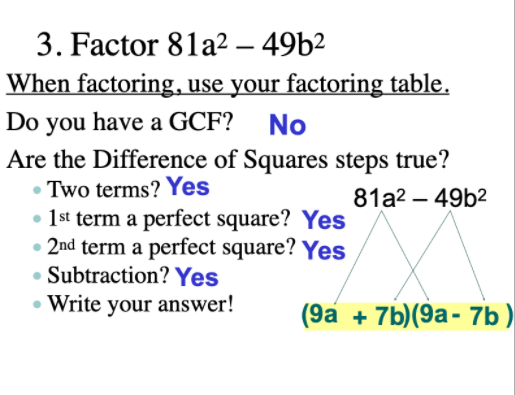 Factoring Polynomials: Special Cases | Mathematics - Quizizz