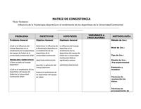 MATRIZ DE CONSISTENCIA