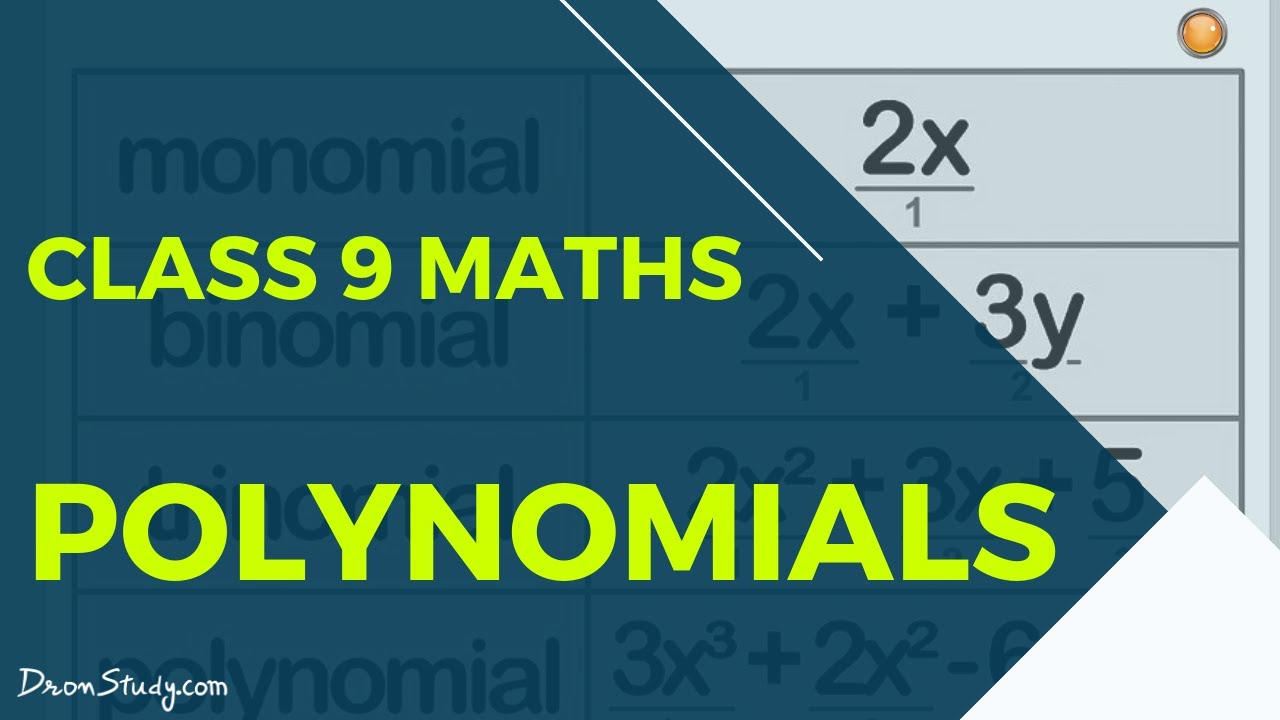 Polynomials (Class 9)