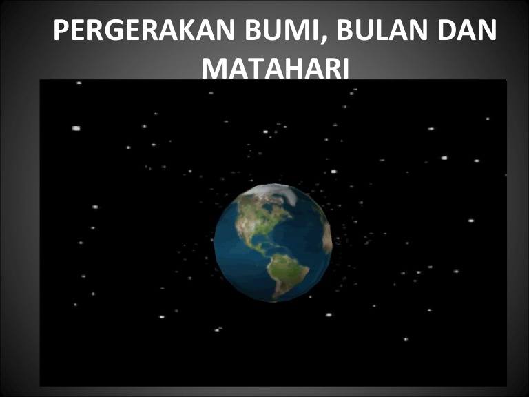 Sains Tahun 4: Putaran Dan Peredaran Bumi Serta Kesannya. | 293 Plays ...