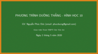 Giải phương trình Flashcards - Quizizz