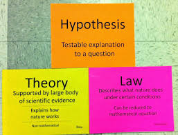 hypothesis laws and theories quizlet