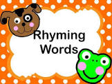 Rhyming Words Flashcards - Quizizz