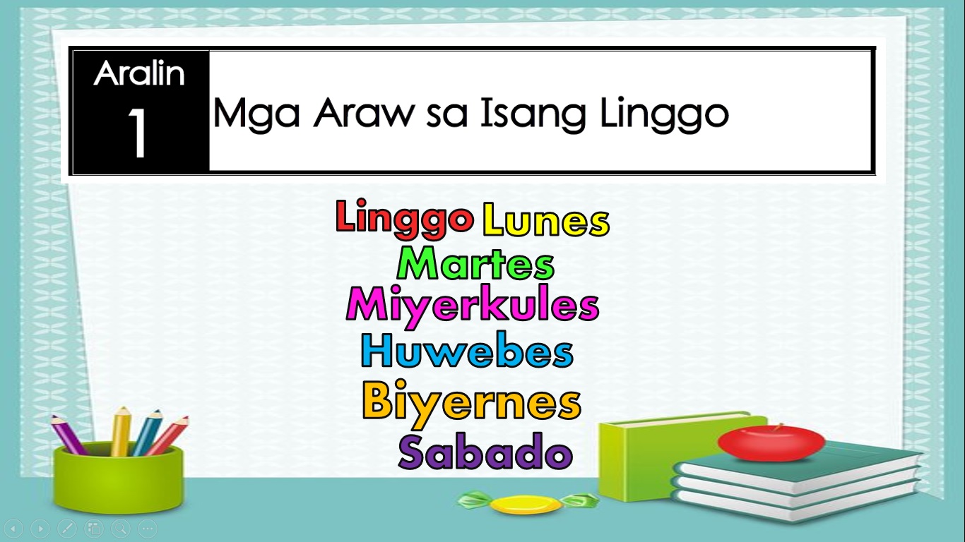 Pitong Araw sa Isang Linggo | Quizizz