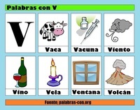 La letra V Tarjetas didácticas - Quizizz