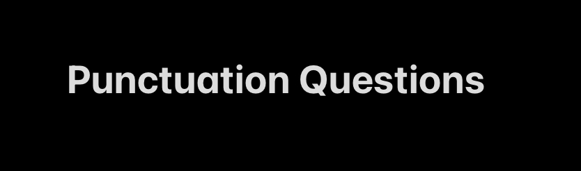 Punctuation - Year 4 - Quizizz