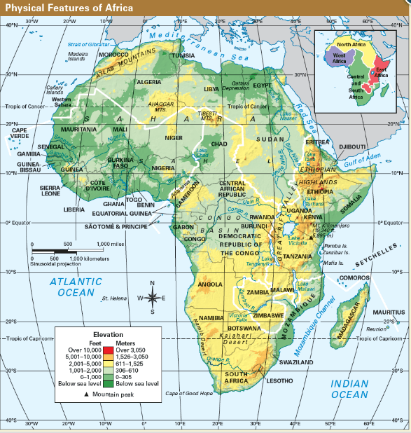 Africa: Physical | Other Quiz - Quizizz