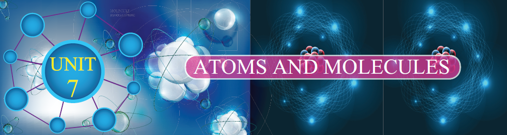 ATOMS AND MOLECULES