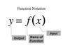 Function Notation