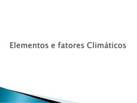 clima mundial e mudanças climáticas - Série 6 - Questionário