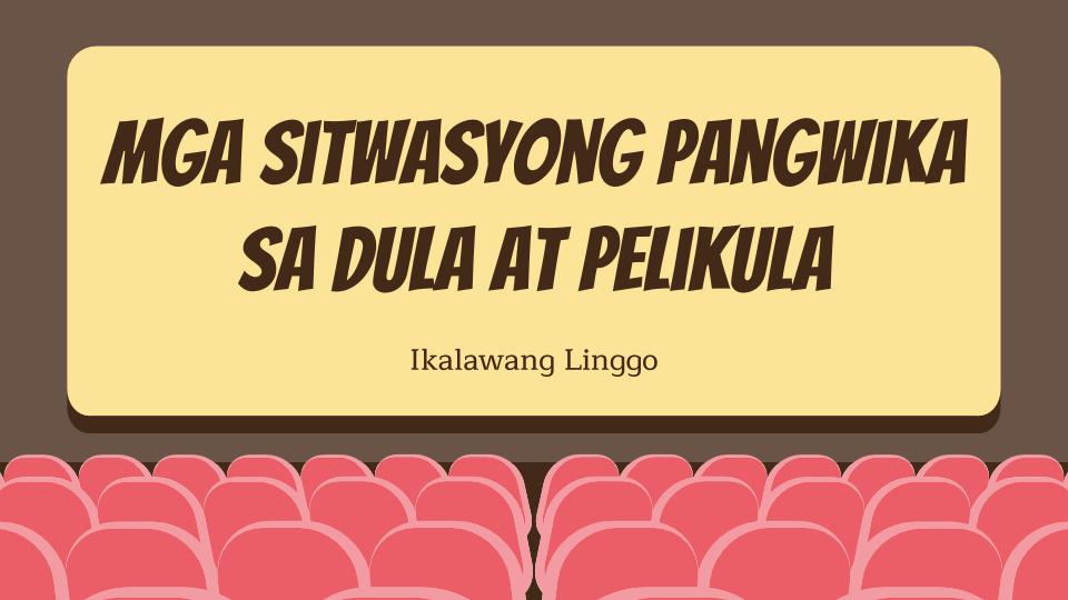 Sitwasyong Pangwika Sa Pilipinas 483 Plays Quizizz 1089