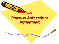 Pronoun-Antecedent Agreement Flashcards - Quizizz