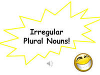 Irregular Plural Forms Flashcards - Quizizz