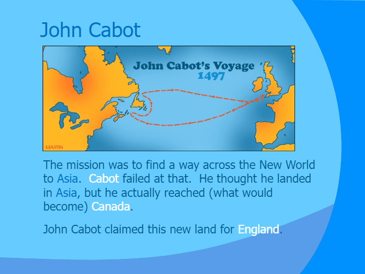john cabot voyage
