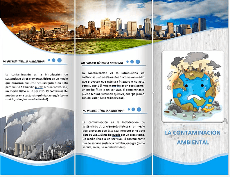 Tareas Para Un 20 Triptico La Localidad 8081