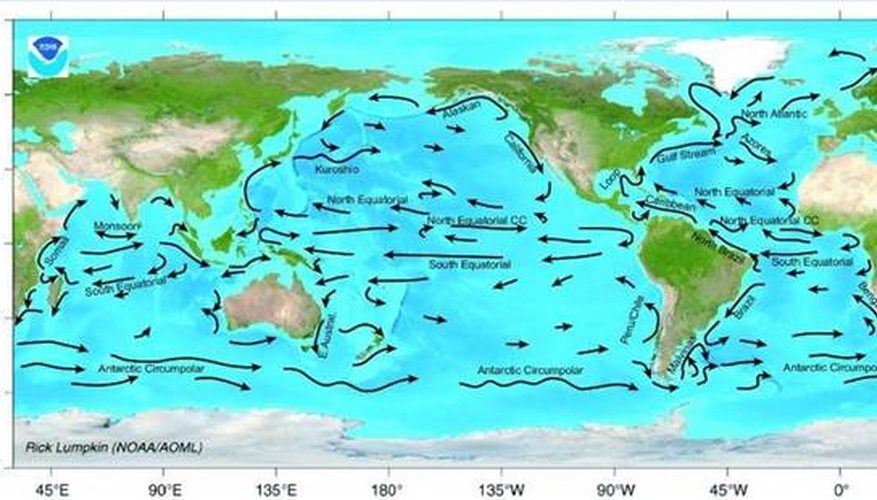Surface ocean currents Earth Sciences Quiz Quizizz