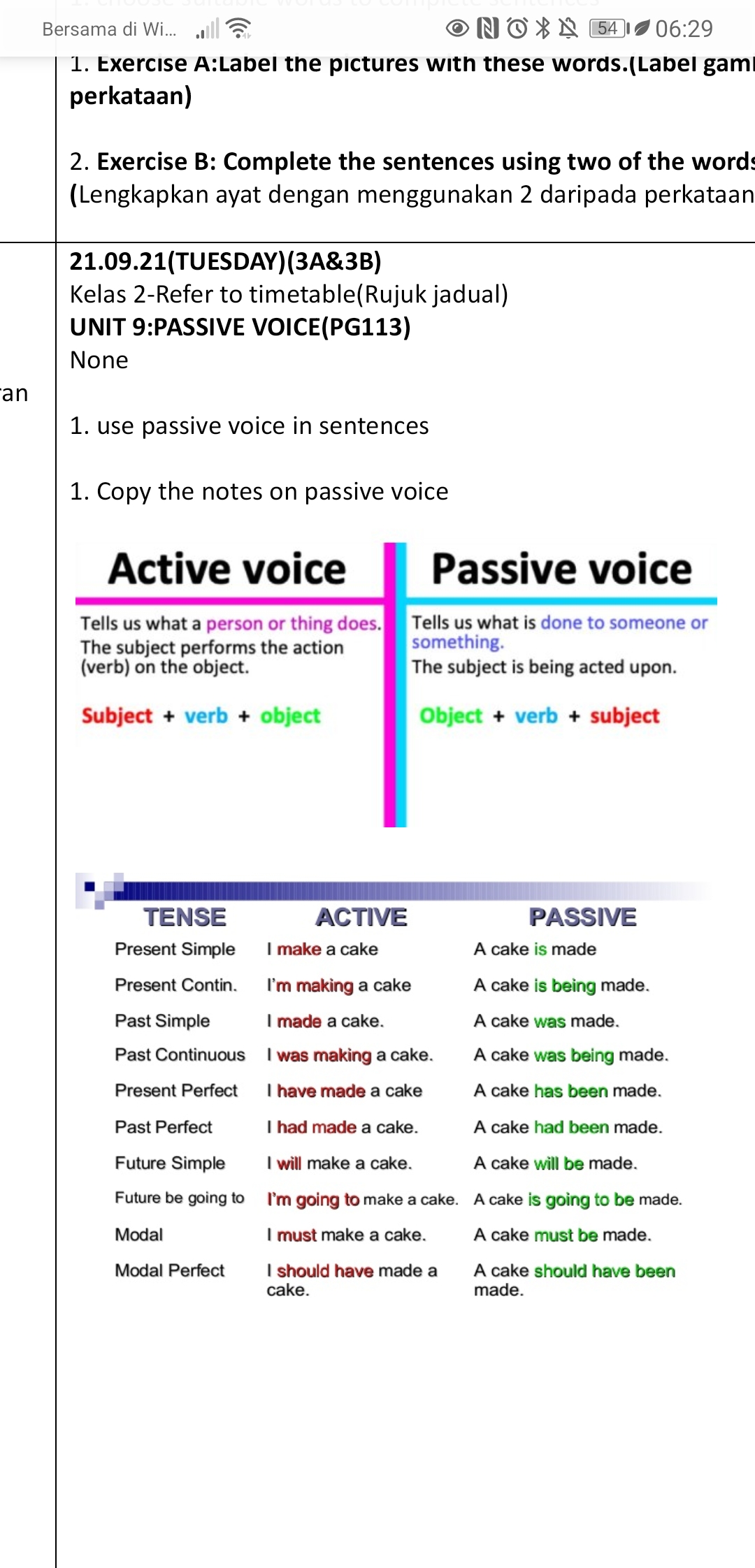 Active and Passive Voice - Class 4 - Quizizz