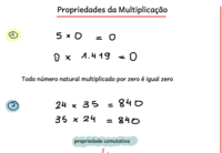 Propriedade Distributiva da Multiplicação - Série 6 - Questionário