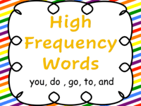 High Frequency Words - Class 1 - Quizizz