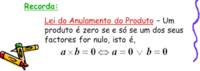 Regra do produto - Série 8 - Questionário