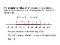 Absolute Value - Class 3 - Quizizz